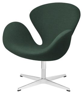 Fauteuil Swan (cygne) Hauteur spéciale 48 cm|Christianshavn|Christianshavn 1161 - Vert foncé