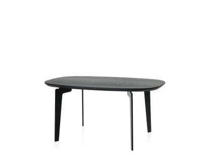 Table basse Join FH21 - ovale 76 x 47 cm|Chêne laqué noir