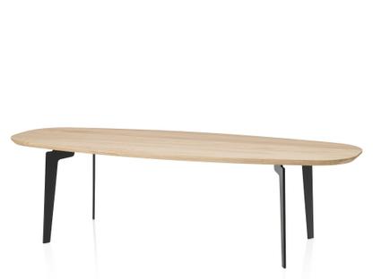 Table basse Join FH61 - ovale 130 x 50 cm|Chêne laqué clair