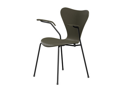 Série 7 chaise 3207 New Colours Frêne coloré|Vert olive|Noir