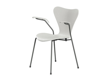 Série 7 chaise 3207 New Colours Frêne coloré|Blanc|Silver grey