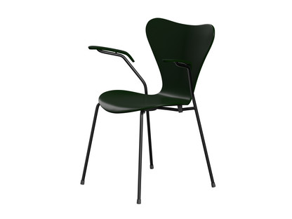 Série 7 chaise 3207 New Colours Laqué|Evergreen|Noir