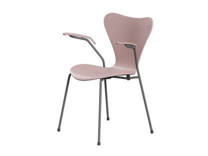 Série 7 chaise 3207 New Colours Laqué|Rose pâle|Silver grey