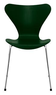 Série 7 chaise 3107 Frêne coloré|Evergreen|Chromé