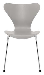 Série 7 chaise 3107 Frêne coloré|Nine grey|Chromé