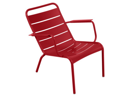 Fauteuil bas Luxembourg  Coquelicot