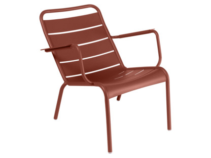 Fauteuil bas Luxembourg  Ocre rouge