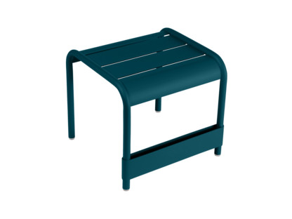 Petite table basse / Repose-pieds Luxembourg Bleu acapulco