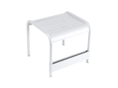 Petite table basse / Repose-pieds Luxembourg Blanc coton