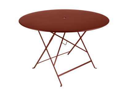 Table pliante Bistro ronde H 74 x Ø 117 cm|Ocre rouge