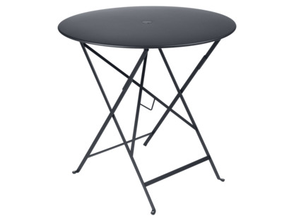 Table pliante Bistro ronde H 74 x Ø 77 cm|Carbone