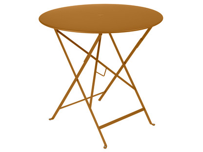 Table pliante Bistro ronde H 74 x Ø 77 cm|Pain d'épices