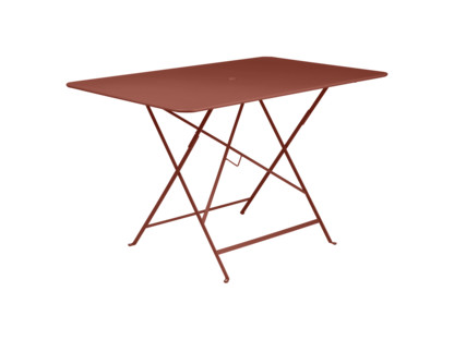 Table pliante Bistro  H 74 x L 117 x P 77 cm|Ocre rouge