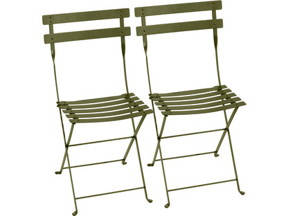 Chaise pliante Bistro - lot de 2 Pesto