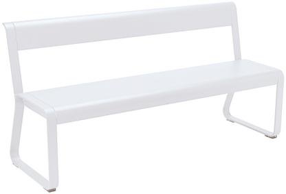 Banc à dossier Bellevie Blanc coton