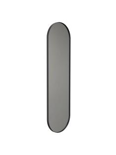 Unu Miroir ovale H 140 x L 40 cm|Noir mat