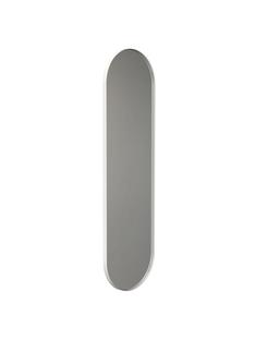 Unu Miroir ovale H 140 x L 40 cm|Blanc mat