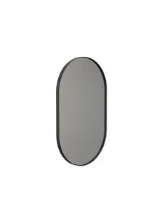 Unu Miroir ovale H 100 x L 60 cm|Noir mat