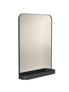 Unu Miroir avec rangement Noir mat