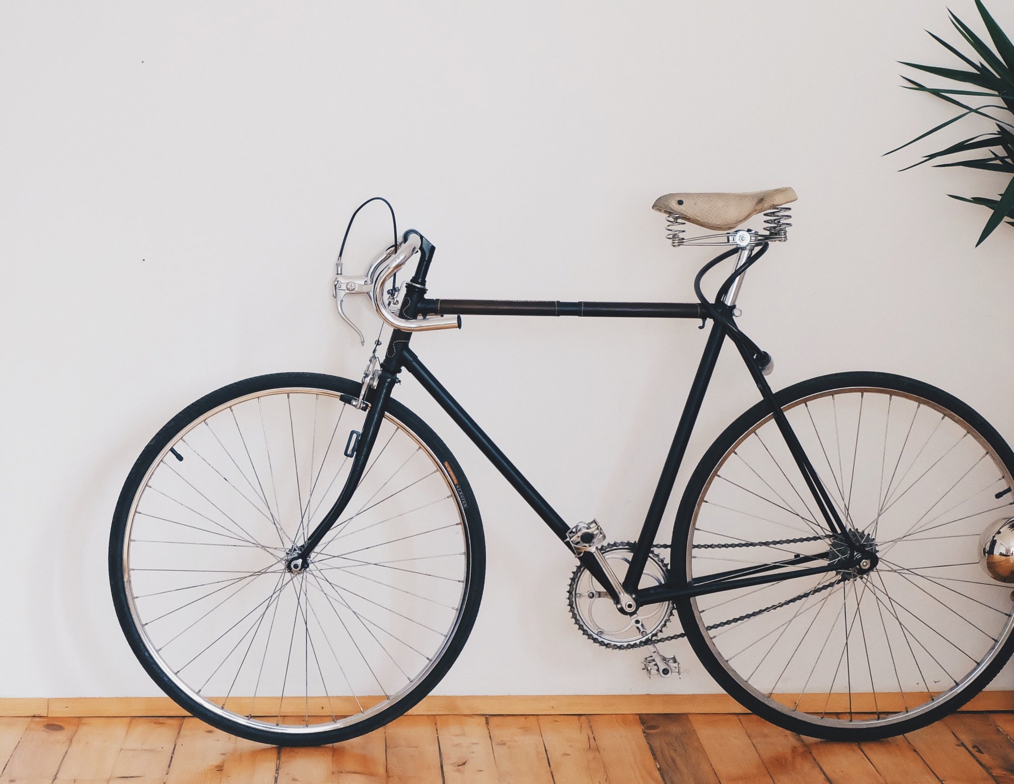 Bureau écologique en venant à vélo