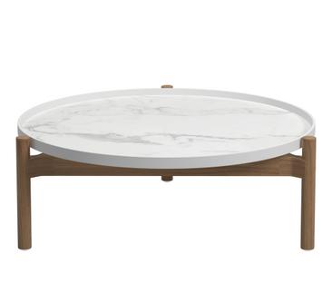 Table basse & d'appoint Sepal  Ø 83 x H 31 cm|Bianco