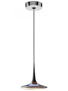 Suspension Falling Leaf Aluminium poli / noir