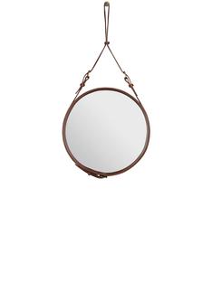 Miroir mural Adnet Circulaire Ø 45 cm|Brun