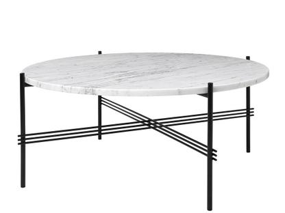 TS Coffee Table Ø 80 x H 35 cm|Blanc|Noir