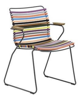 Chaise Click  Avec accotoirs|Multicolore 1 