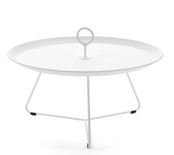 Table d'appoint Eyelet  H 35 x Ø 70 cm|Blanc