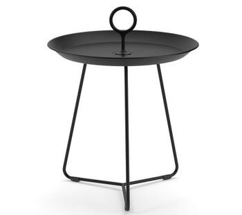 Table d'appoint Eyelet  H 45,5 x Ø 45 cm|Noir