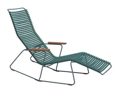 Chaise longue basculante Click Vert sapin