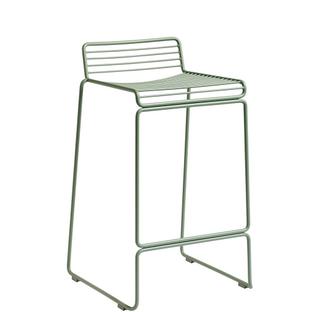 Tabouret de bar Hee  Version cuisine: hauteur de l'assise 65 cm|Fall green