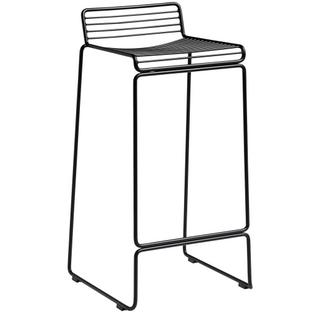 Tabouret de bar Hee  Version bar: hauteur de l'assise 75 cm|Noir