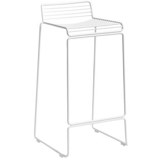 Tabouret de bar Hee  Version bar: hauteur de l'assise 75 cm|Blanc