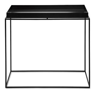 Table avec plateau Tray  H 50/54 x L 40 x P 60 cm|Noir