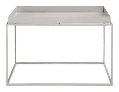 Table avec plateau Tray  H 35/39 x L 60 x P 60 cm|Gris foncé