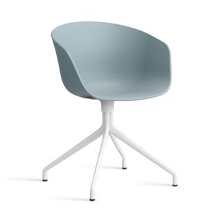About A Chair AAC 20 Dusty blue 2.0|Aluminium thermolaqué blanc