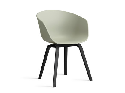About A Chair AAC 22 Pastel green 2.0|Chêne laqué noir