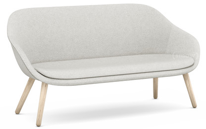 About A Lounge Sofa for Comwell Divina Melange 120 - gris clair|Chêne savonné