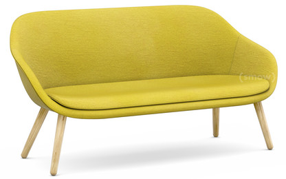 About A Lounge Sofa for Comwell Hallingdal 420 - jaune|Chêne laqué