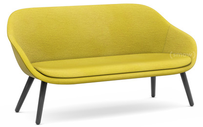 About A Lounge Sofa for Comwell Hallingdal 420 - jaune|Chêne laqué noir