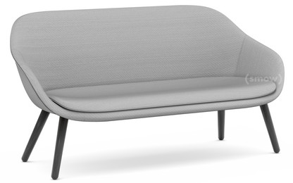 About A Lounge Sofa for Comwell Steelcut Trio - gris clair|Chêne laqué noir
