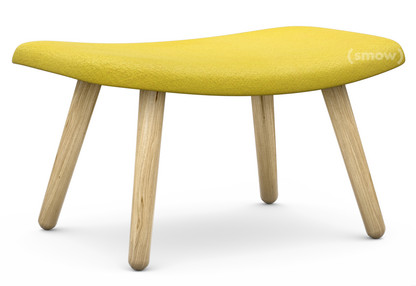 About A Lounge Ottoman AAL 03 Hallingdal 420 - jaune|Chêne laqué