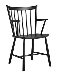 J42 Chair Hêtre laqué noir