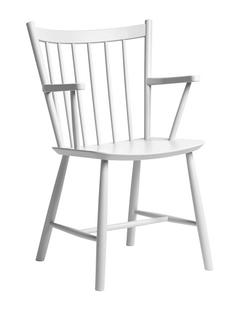 J42 Chair Hêtre laqué blanc