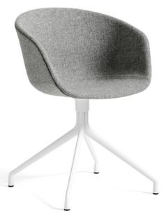 About A Chair AAC 21 Hallingdal - gris clair|Aluminium thermolaqué blanc