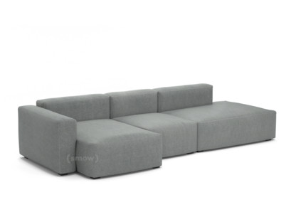 Mags Soft Sofa Combinaison 4 Accotoir à gauche|Hallingdal - noir/blanc