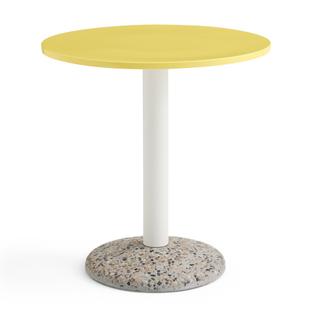 Table Ceramic  Bright yellow ceramic|Ø 70 cm