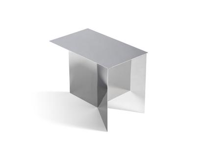 Table Slit Acier|H 35,5 x L 49,3 x P 27,5 cm|Polis miroir